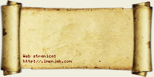 Una Abramović vizit kartica